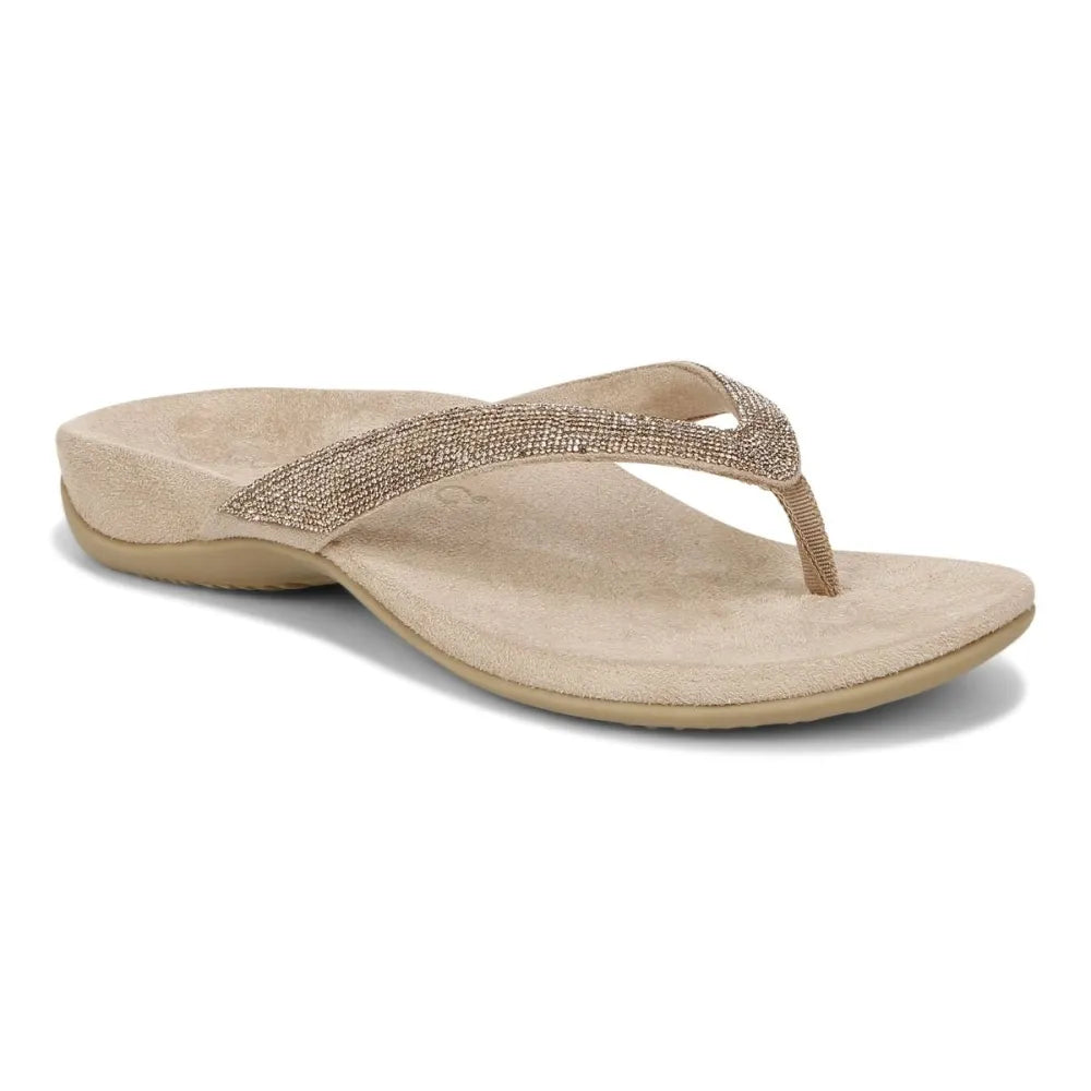 Dillon Shine Toe Post Sandal
