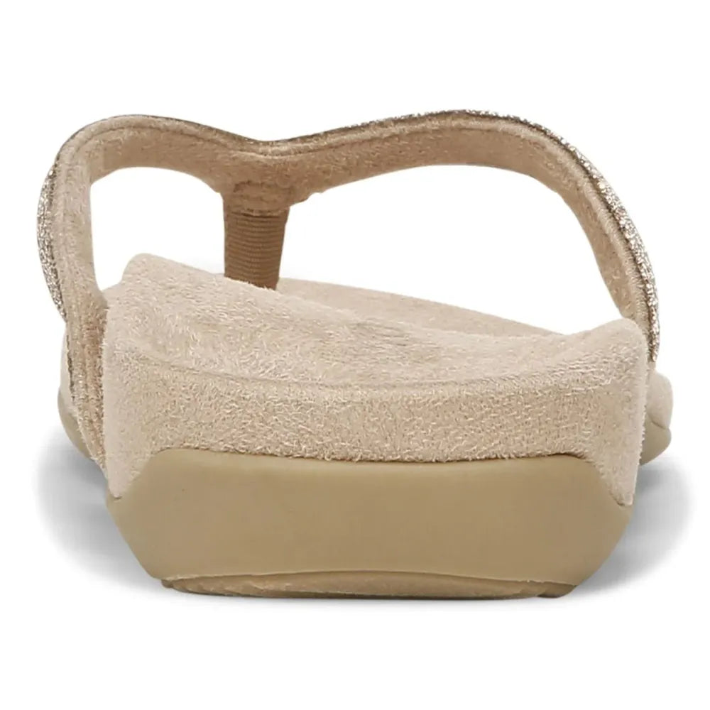 Dillon Shine Toe Post Sandal