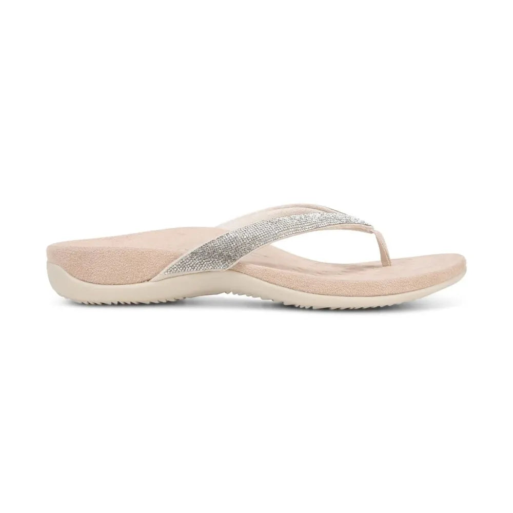 Dillon Shine Toe Post Sandal