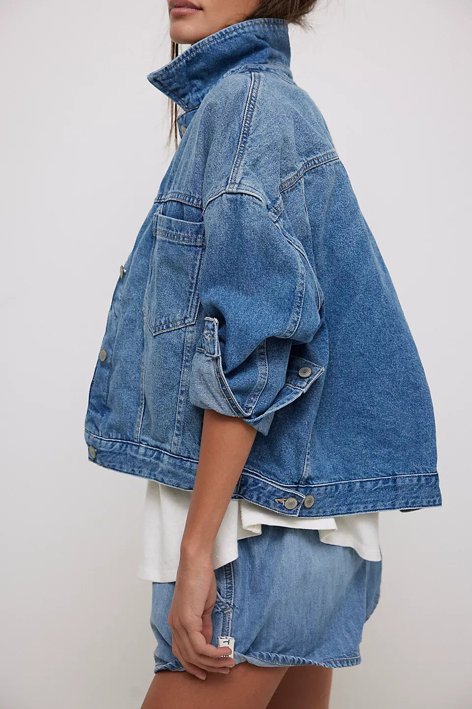 We The Free Opal Swing Denim Jacket