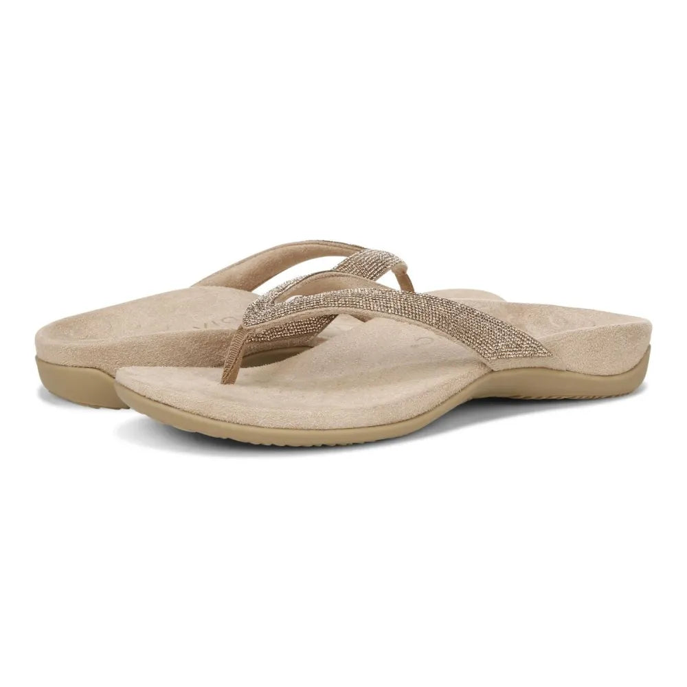 Dillon Shine Toe Post Sandal