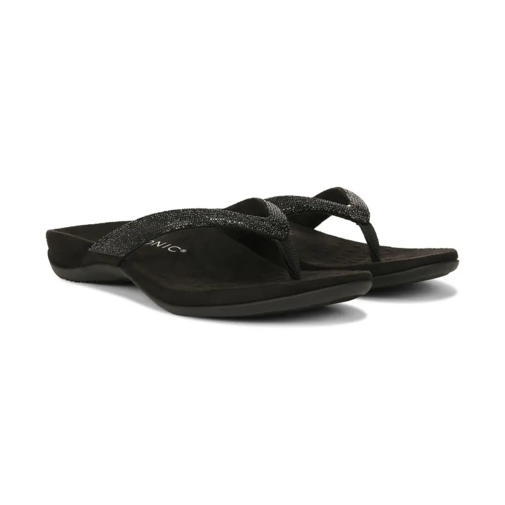 Dillon Shine Toe Post Sandal