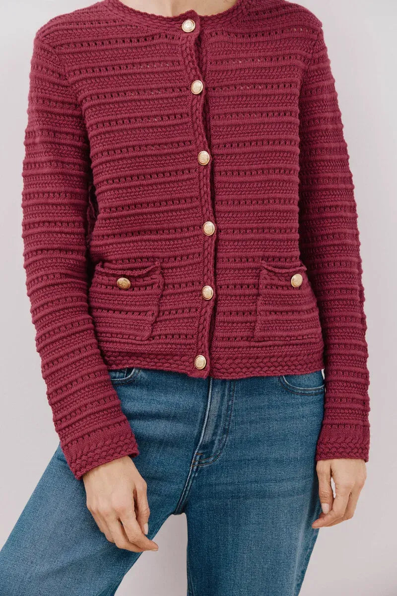 Chaqueta corta botones