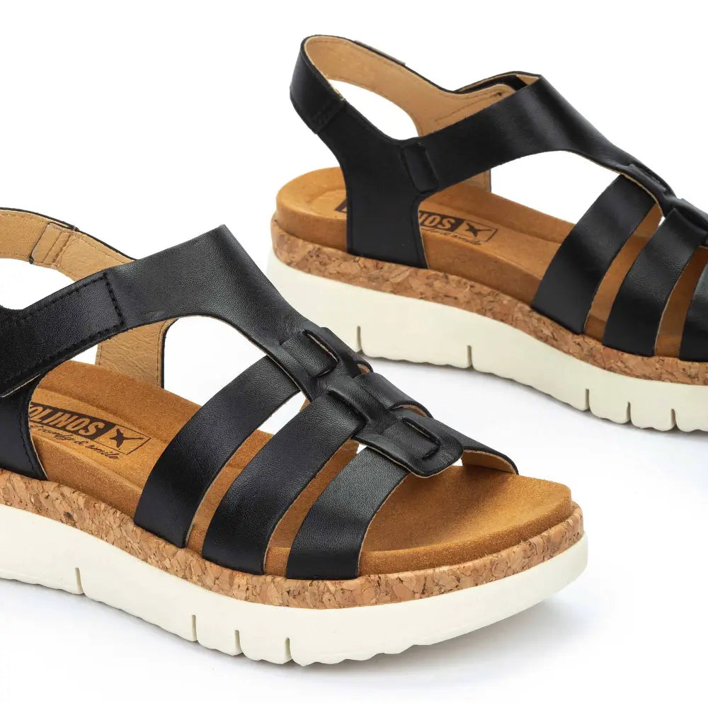 PALMAWomen's wedges with Velcro closure
